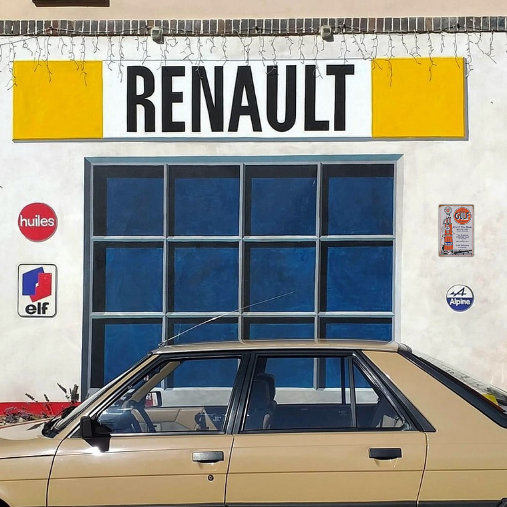 Gulf No-Nox Gasoline Pump – Vintage Tin Sign