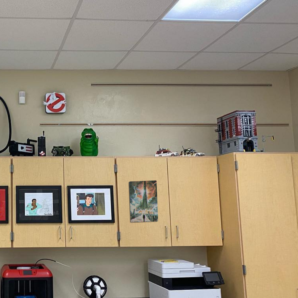 Cosmic Monolith Tin Sign