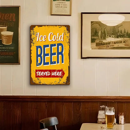 Ice Cold Beer Served Here