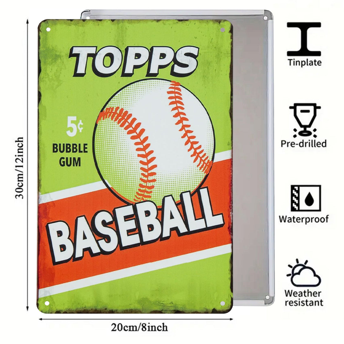 Vintage Topps Baseball Bubble Gum