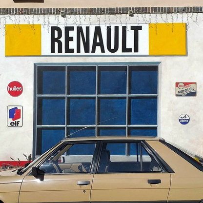 Esso Extra Motor Oil Vintage Tin Sign – Retro Garage