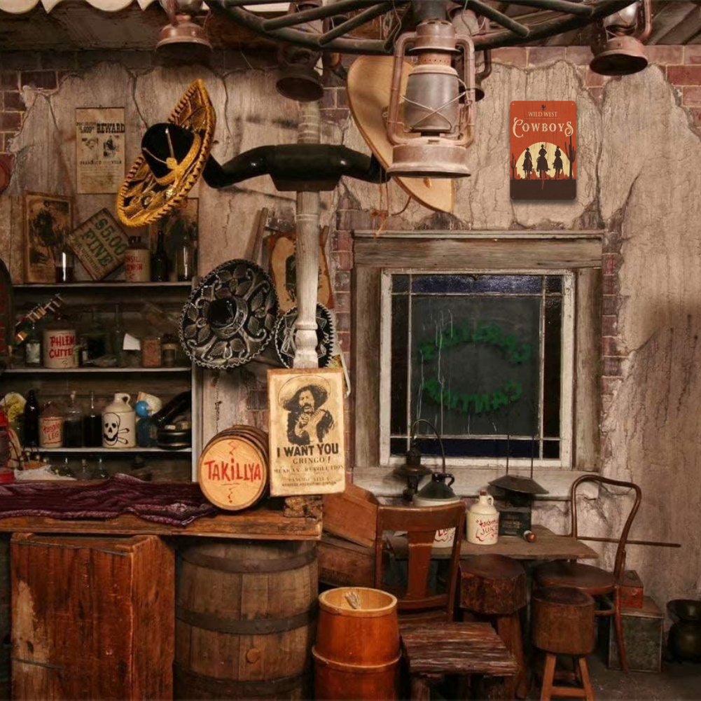 Wild West Cowboys Three Riders
