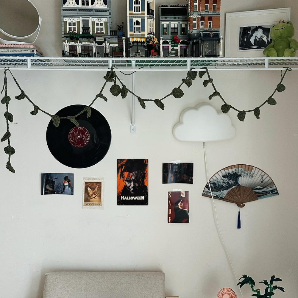 Halloween Michael Myers Grunge Portrait Tin Sign