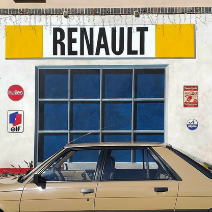 Gasoline Filling Station 24/7 Vintage Tin Sign