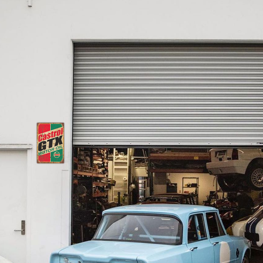 Castrol GTX Motor Oil Retro Tin Sign