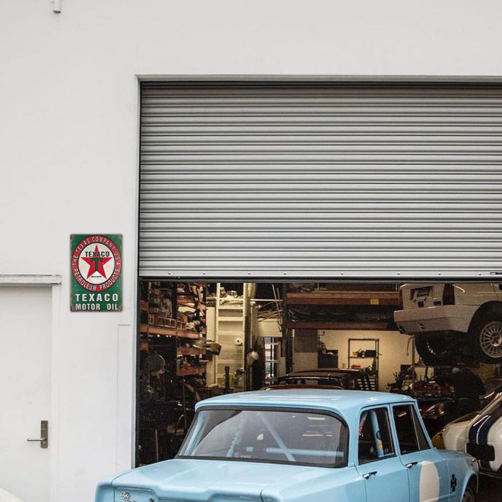 Texaco Motor Oil Star – Vintage Garage Tin Sign