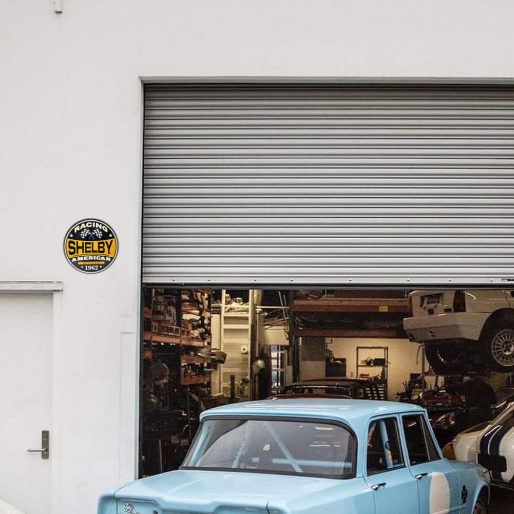 Shelby American Racing Round Metal Sign – Est. 1962