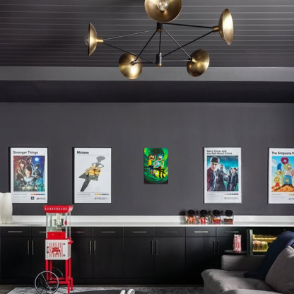 Rick and Morty Portal Ice Cream Tin Sign