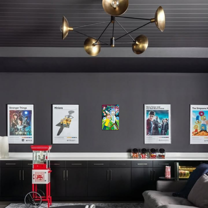 Rick and Morty Portal Chaos Tin Sign