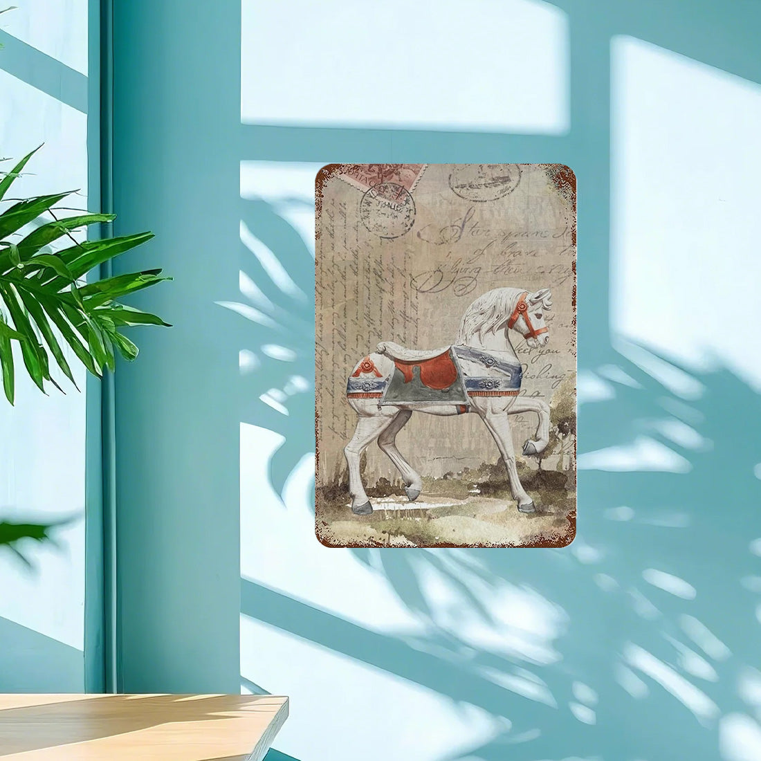 Vintage Carousel Horse Wall Art