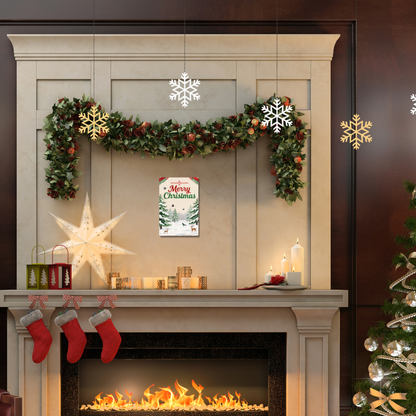 Merry Christmas – Retro Holiday Wall Decor