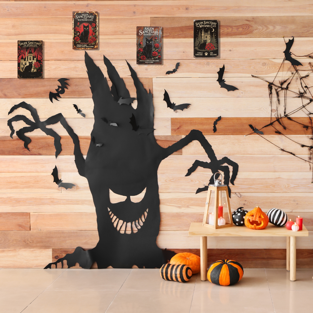 4pcs - Salem Sanctuary Black Cat