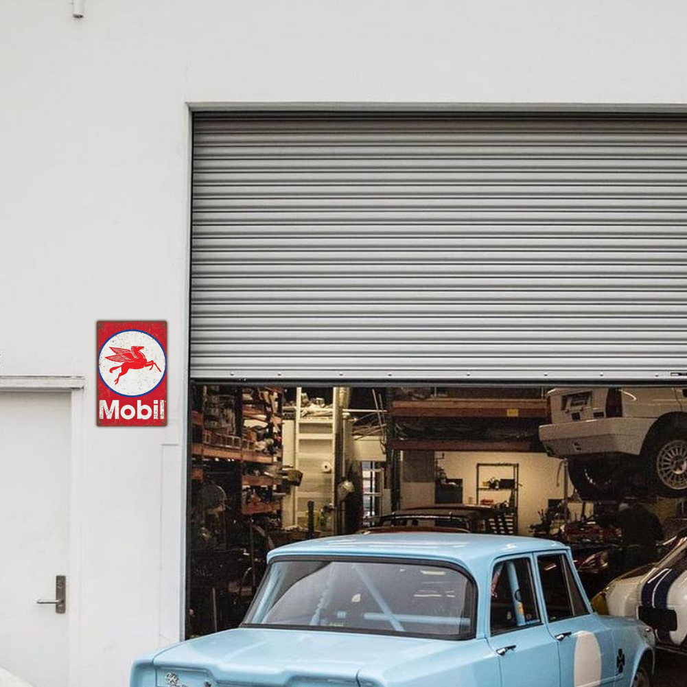 Mobil Pegasus – Vintage Gas Station Tin Sign