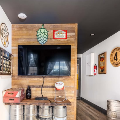 Budweiser “King of Beers” Red Label Vintage Metal Sign