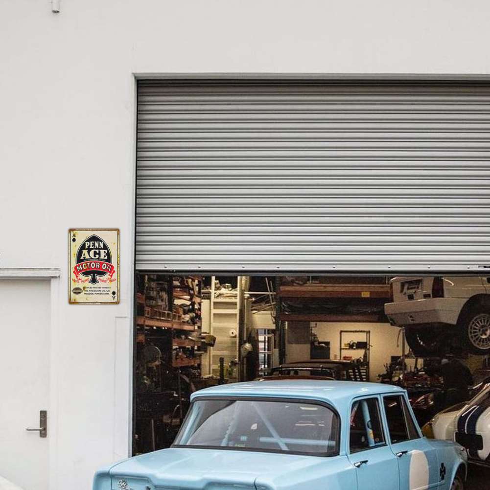 PENN ACE Motor Oil – Vintage Pennsylvania Tin Sign