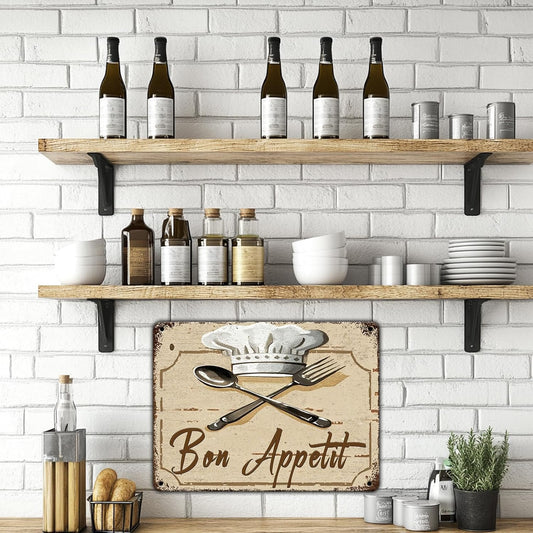 "Bon Appetit" Rustic Kitchen