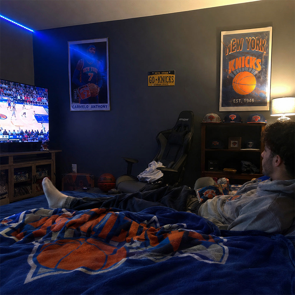 Custom New York License Plate Metal Sign - Go Knicks