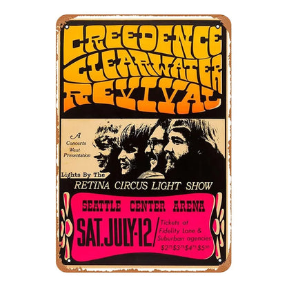 Creedence Clearwater Revival 1969 Seattle Concert