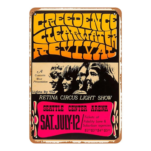 Creedence Clearwater Revival 1969 Seattle Concert