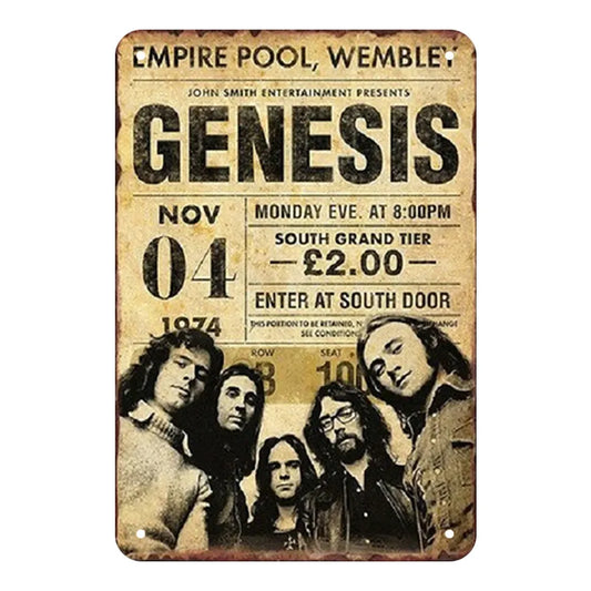 Genesis 1974 Wembley Concert Ticket