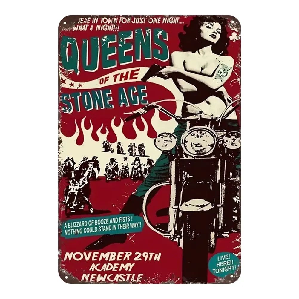 Queens of the Stone Age Newcastle 2007 Concert Poster
