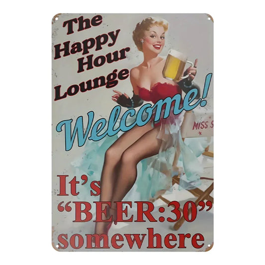 "The Happy Hour Lounge" Beer:30