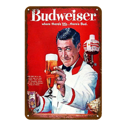 Vintage Budweiser "Where There's Life"