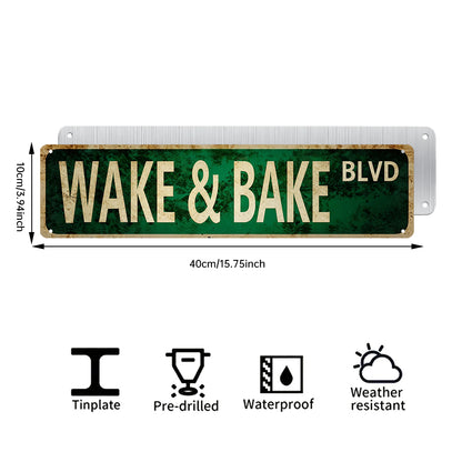 Funny Spanglish Vintage Wall Decor - WAKE & BAKE.blvd