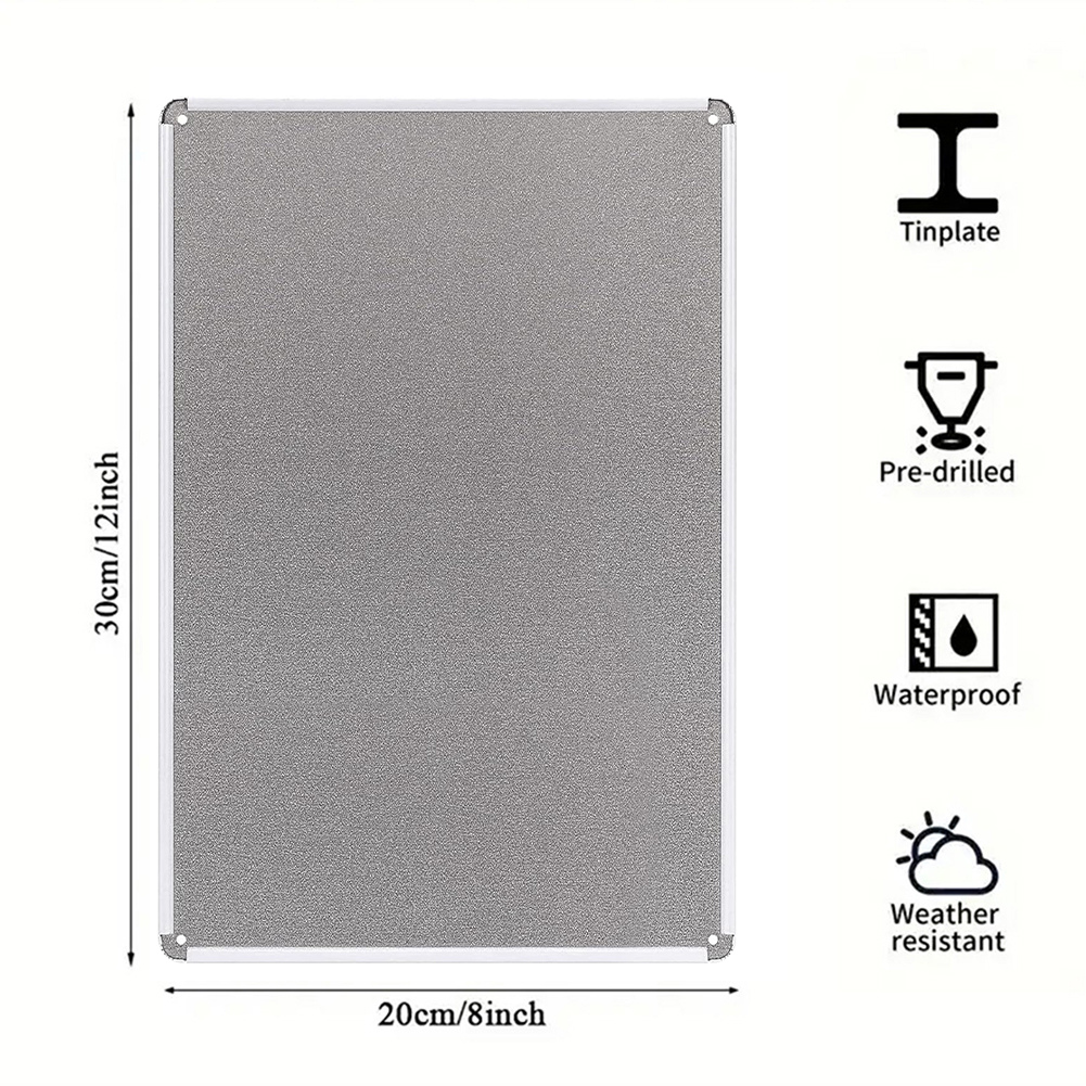 Custom Metals - 8*12Inch