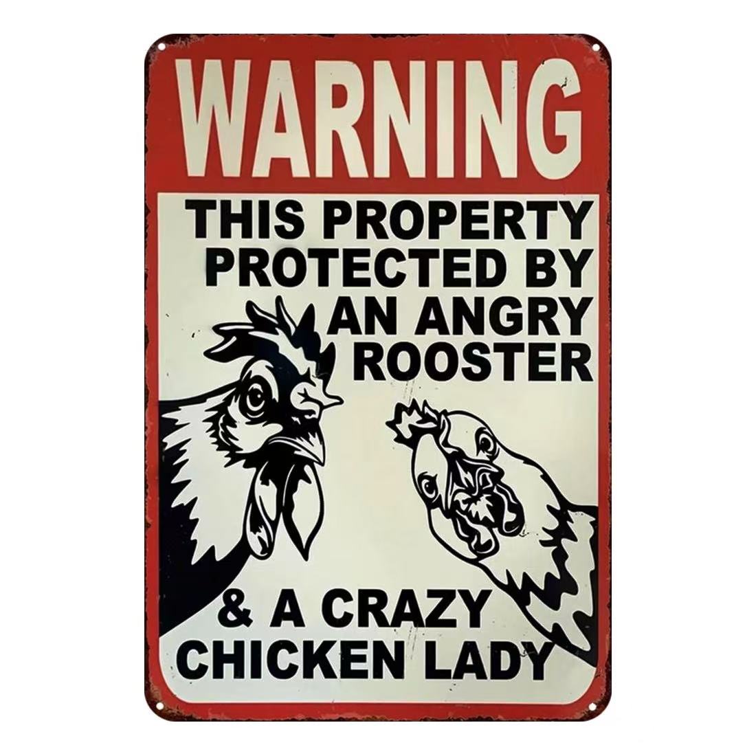 Crazy Chicken Lady Warning